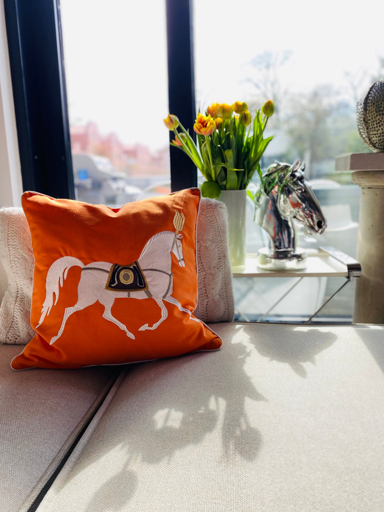 Pferdekissen orange